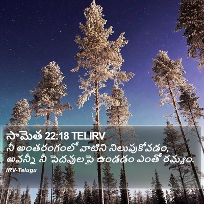 సామెత 22:18 TELIRV Bible Verse Image