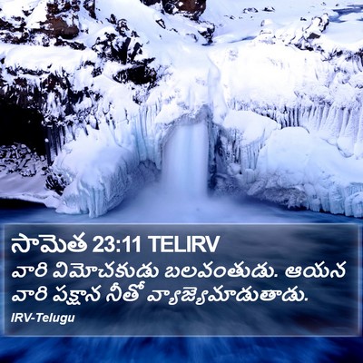 సామెత 23:11 TELIRV Bible Verse Image