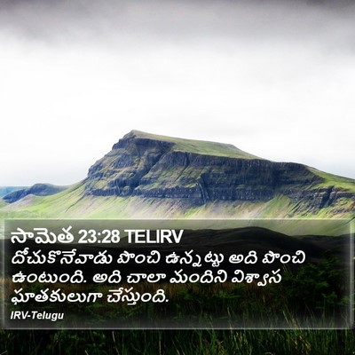 సామెత 23:28 TELIRV Bible Verse Image