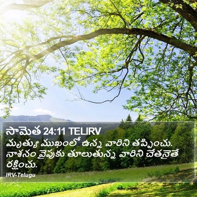 సామెత 24:11 TELIRV Bible Verse Image