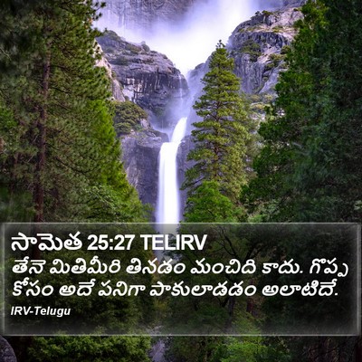సామెత 25:27 TELIRV Bible Verse Image