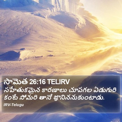 సామెత 26:16 TELIRV Bible Verse Image