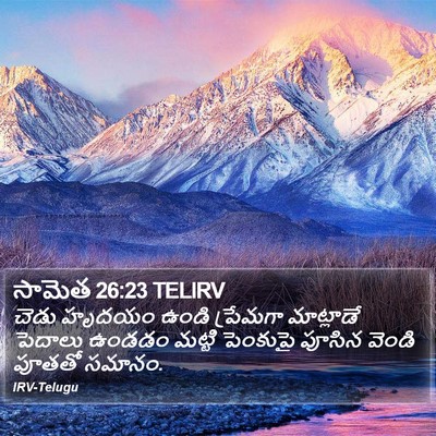 సామెత 26:23 TELIRV Bible Verse Image