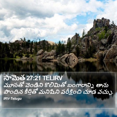 సామెత 27:21 TELIRV Bible Verse Image