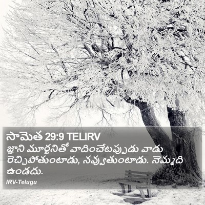 సామెత 29:9 TELIRV Bible Verse Image