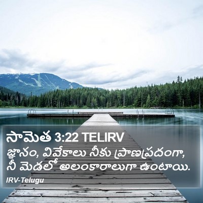 సామెత 3:22 TELIRV Bible Verse Image