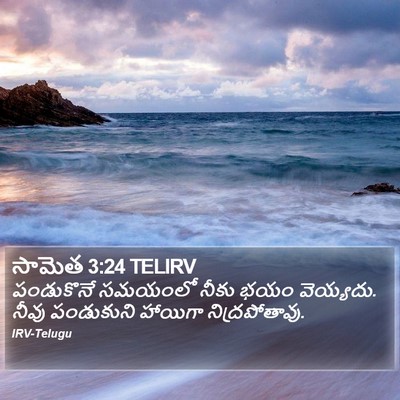 సామెత 3:24 TELIRV Bible Verse Image