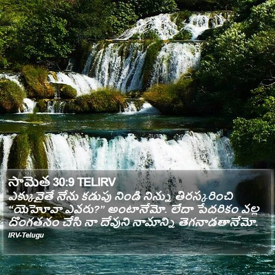సామెత 30:9 TELIRV Bible Verse Image