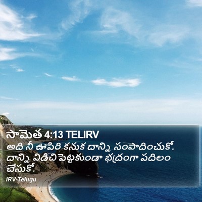 సామెత 4:13 TELIRV Bible Verse Image