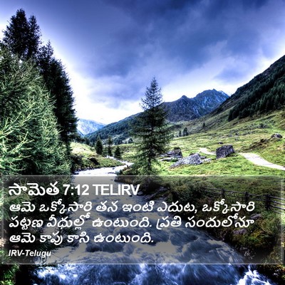 సామెత 7:12 TELIRV Bible Verse Image