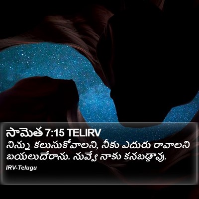 సామెత 7:15 TELIRV Bible Verse Image