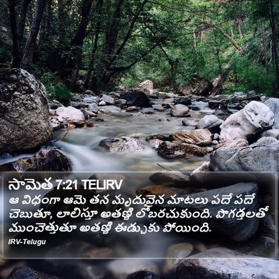 సామెత 7:21 TELIRV Bible Verse Image