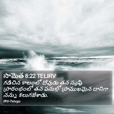 సామెత 8:22 TELIRV Bible Verse Image