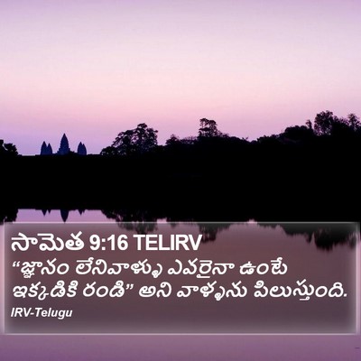 సామెత 9:16 TELIRV Bible Verse Image
