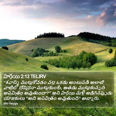 హగ్గయి 2:13 TELIRV Bible Verse Image