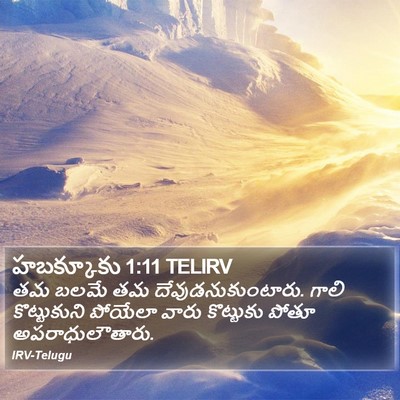 హబక్కూకు 1:11 TELIRV Bible Verse Image