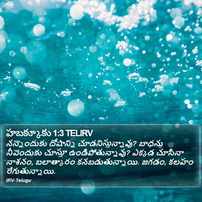 హబక్కూకు 1:3 TELIRV Bible Verse Image
