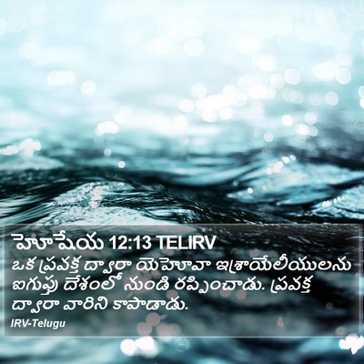 హోషేయ 12:13 TELIRV Bible Verse Image