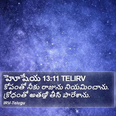 హోషేయ 13:11 TELIRV Bible Verse Image