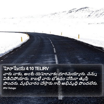 హోషేయ 4:10 TELIRV Bible Verse Image