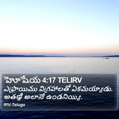 హోషేయ 4:17 TELIRV Bible Verse Image