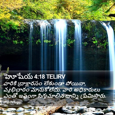 హోషేయ 4:18 TELIRV Bible Verse Image