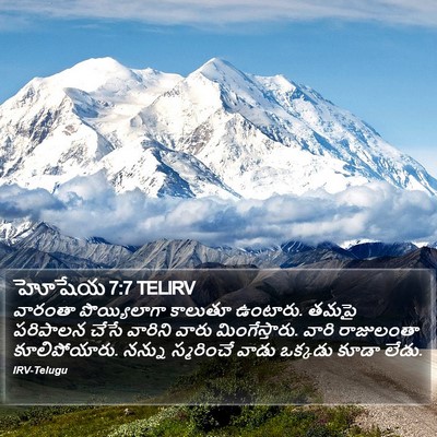 హోషేయ 7:7 TELIRV Bible Verse Image