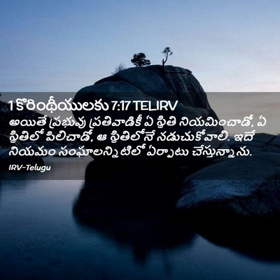Picture 02 - 1 కొరింథీయులకు 7:17 TELIRV - అయితే ప్రభువు - Bible Verse Picture