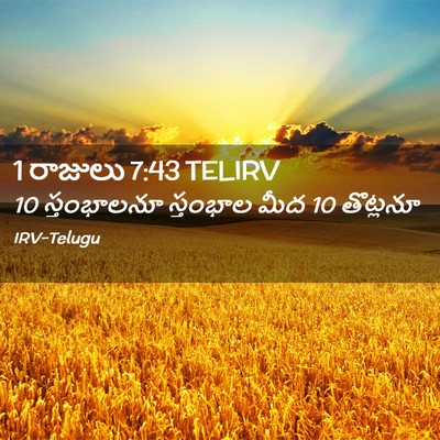 Picture 02 - 1 రాజులు 7:43 TELIRV - 10 స్తంభాలనూ - Bible Verse Picture