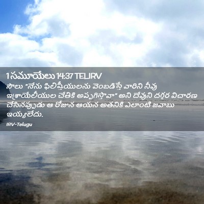 Picture 02 - 1 సమూయేలు 14:37 TELIRV - సౌలు “నేను - Bible Verse Picture