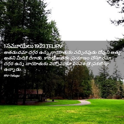 Picture 02 - 1 సమూయేలు 19:23 TELIRV - అతడు రమా దగ్గర - Bible Verse Picture