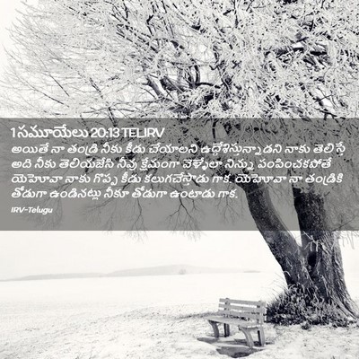 Picture 02 - 1 సమూయేలు 20:13 TELIRV - అయితే నా తండ్రి - Bible Verse Picture