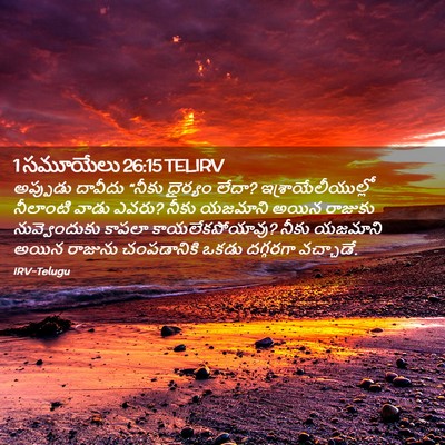 Picture 02 - 1 సమూయేలు 26:15 TELIRV - అప్పుడు దావీదు - Bible Verse Picture