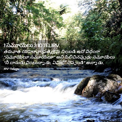 Picture 02 - 1 సమూయేలు 3:10 TELIRV - తరువాత యెహోవా - Bible Verse Picture