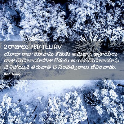 Picture 02 - 2 రాజులు 14:17 TELIRV - యూదా రాజు యోవాషు - Bible Verse Picture