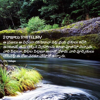 Picture 02 - 2 రాజులు 17:41 TELIRV - ఆ ప్రజలు ఆ విధంగా - Bible Verse Picture