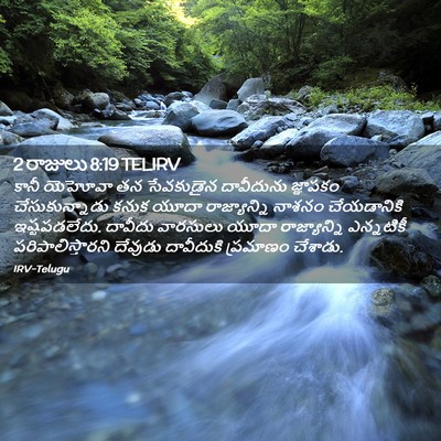 Picture 02 - 2 రాజులు 8:19 TELIRV - కానీ యెహోవా తన - Bible Verse Picture