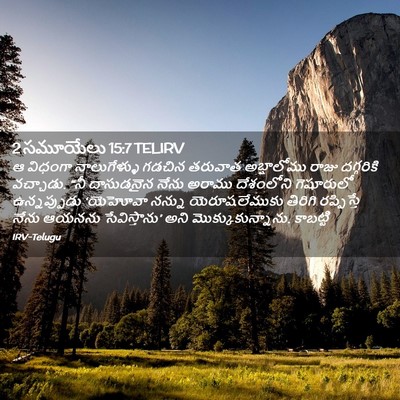 Picture 02 - 2 సమూయేలు 15:7 TELIRV - ఆ విధంగా - Bible Verse Picture