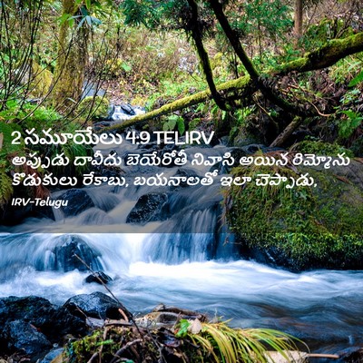 Picture 02 - 2 సమూయేలు 4:9 TELIRV - అప్పుడు దావీదు - Bible Verse Picture