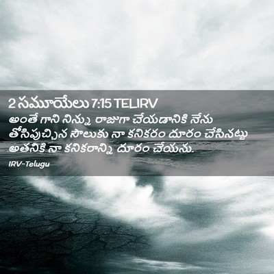 Picture 02 - 2 సమూయేలు 7:15 TELIRV - అంతే గాని నిన్ను - Bible Verse Picture