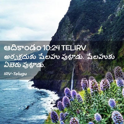 Picture 02 - ఆదికాండం 10:24 TELIRV - అర్పక్షదుకు షేలహు - Bible Verse Picture