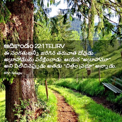 Picture 02 - ఆదికాండం 22:1 TELIRV - ఈ సంగతులన్నీ - Bible Verse Picture