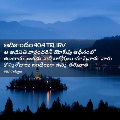 Picture 02 - ఆదికాండం 40:4 TELIRV - ఆ అధిపతి - Bible Verse Picture