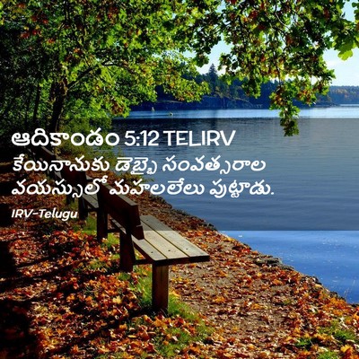 Picture 02 - ఆదికాండం 5:12 TELIRV - కేయినానుకు డెబ్భై - Bible Verse Picture