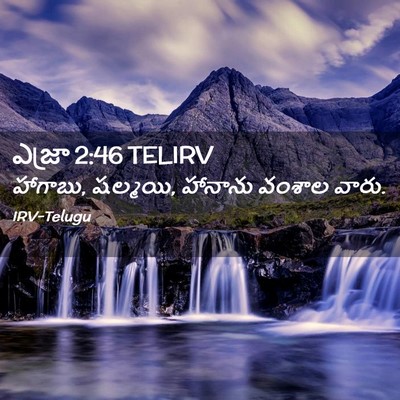 Picture 02 - ఎజ్రా 2:46 TELIRV - హాగాబు, షల్మయి, - Bible Verse Picture