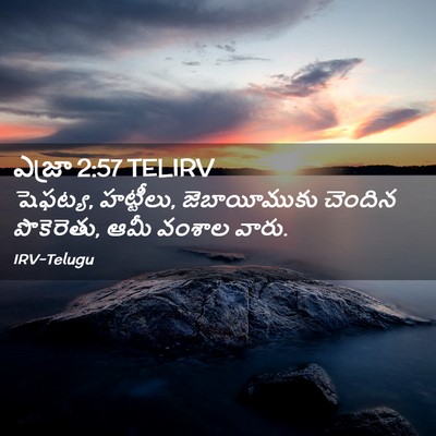 Picture 02 - ఎజ్రా 2:57 TELIRV - షెఫట్య, హట్టీలు, - Bible Verse Picture