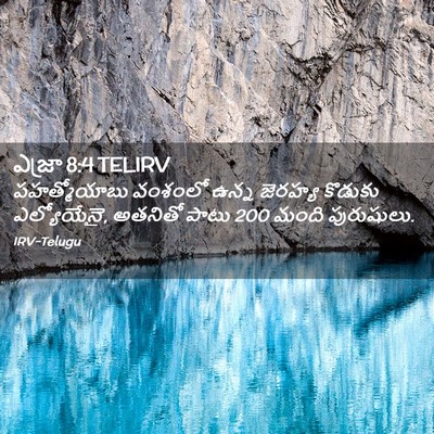 Picture 02 - ఎజ్రా 8:4 TELIRV - పహత్మోయాబు వంశంలో - Bible Verse Picture