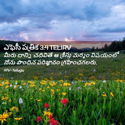 Picture 02 - ఎఫెసీ పత్రిక 3:4 TELIRV - మీరు దాన్ని - Bible Verse Picture