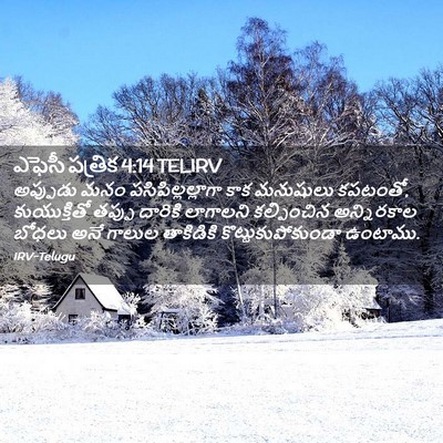 Picture 02 - ఎఫెసీ పత్రిక 4:14 TELIRV - అప్పుడు మనం - Bible Verse Picture