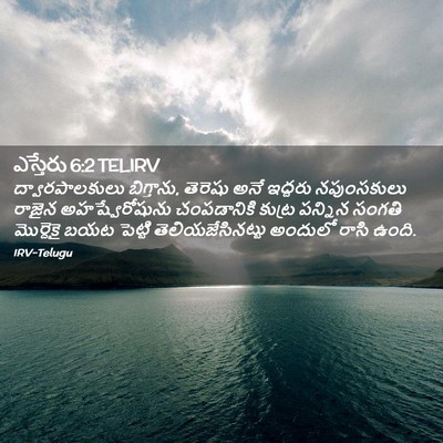 Picture 02 - ఎస్తేరు 6:2 TELIRV - ద్వారపాలకులు - Bible Verse Picture
